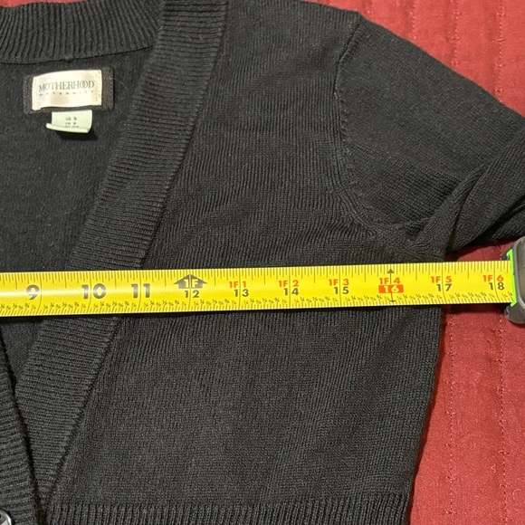 Motherhood Maternity Black Women's Cardigan Size Small - Picture 6 of 10
